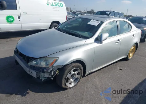 2008 Lexus Is 250 z USA, uszkodzony, nr VIN JTHBK262782063330